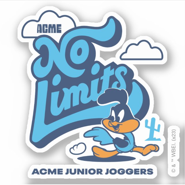 Pegatina Baby ROAD RUNNER™ - Sin límites (Anverso)