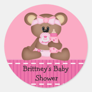 Pegatina Baby Shower Bear Bear