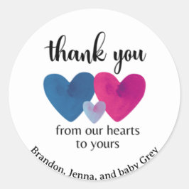 Pegatina Baby Shower Favor