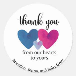 Pegatina Baby Shower Favor