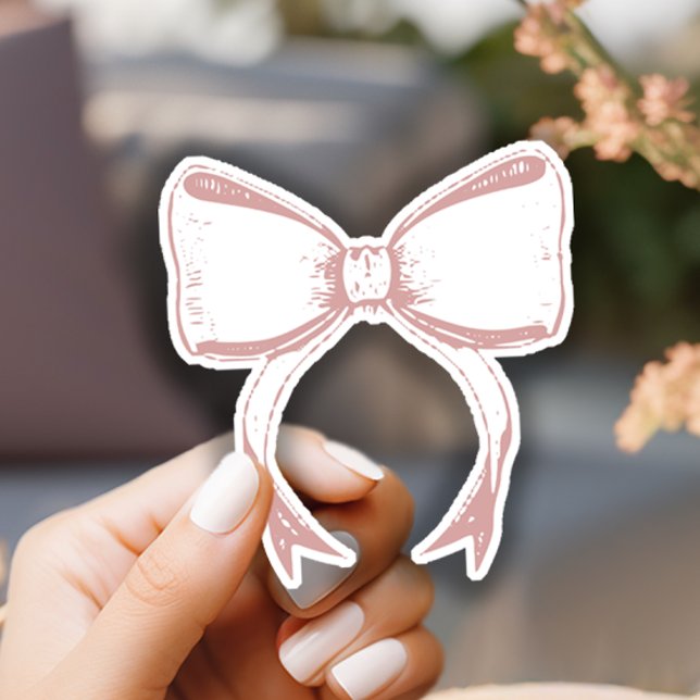 Pegatina Baby Shower inmaculado floral rosa vintage (Subido por el creador)