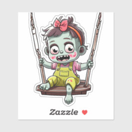 Pegatina Baby Zombie Swings