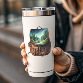 Pegatina Backpack Lake Vinyl Sticker | Die-Cut Sticker