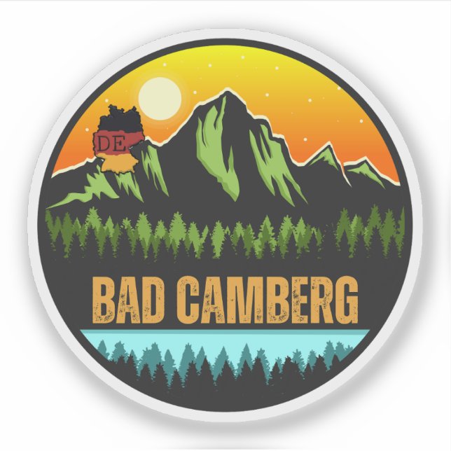 Pegatina Bad Camberg, Alemania (Anverso)
