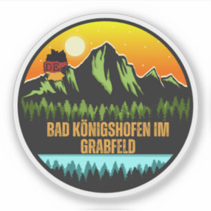 Pegatina Bad Königshofen im Grabfeld, Alemania