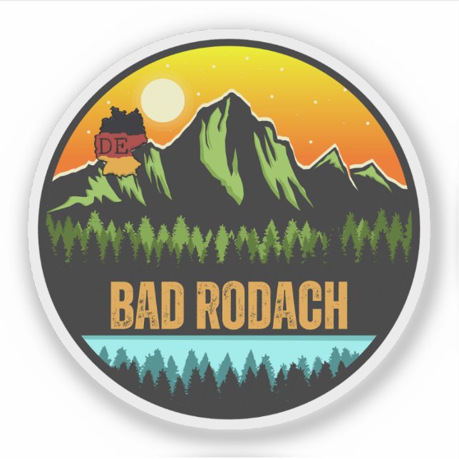 Pegatina Bad Rodach, Alemania (Anverso)