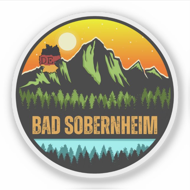 Pegatina Bad Sobernheim, Alemania (Anverso)