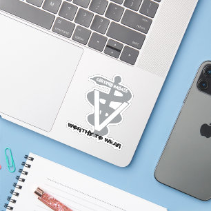 Pegatina Badass Certificada Veterinaria - Vale La Pena Usar