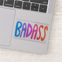 BADASS Colorful Fun Lettering