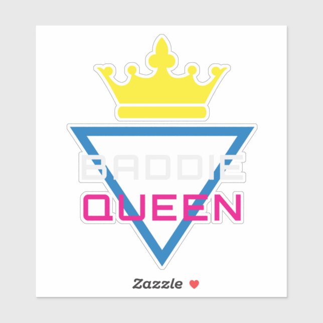 Pegatina Baddie Queen Crown Y2K (Hoja)