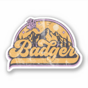 Pegatina Badger, Alaska