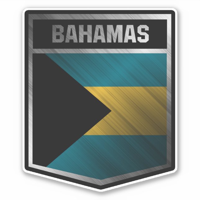Pegatina Bahamas (Anverso)