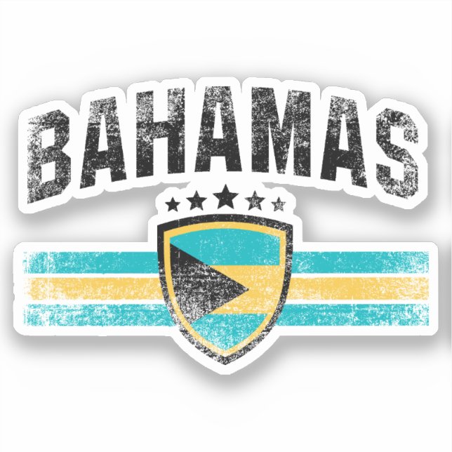 Pegatina Bahamas (Anverso)