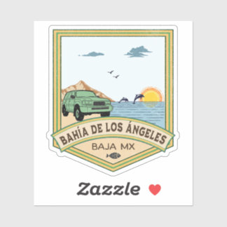 Pegatina Bahía de los Ángeles FJ80 Baja California