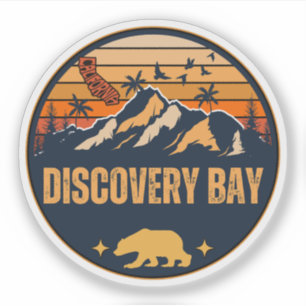 Pegatina Bahía Discovery, California