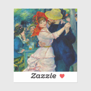 Pegatina Baile en Bougival Pierre Renoir