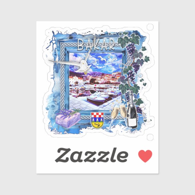 Pegatina Bakar (Hoja)