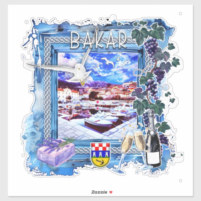 Pegatina Bakar (Hoja)