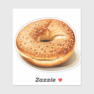 Pegatina Baked Bagel