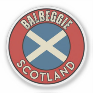 Pegatina Balbeggie, Escocia