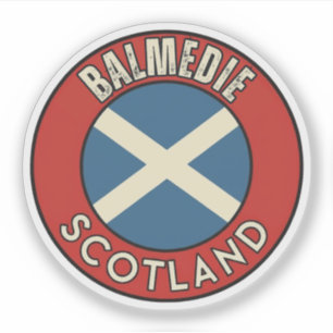 Pegatina Balmedie, Escocia