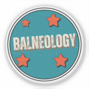 Pegatina Balneología