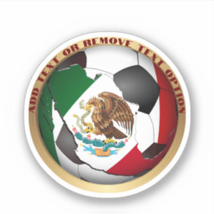 Pegatina Balón de Fútbol México Deportes