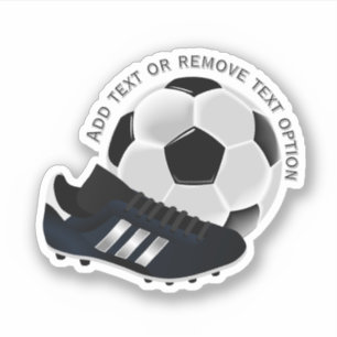 Pegatina Balón de Fútbol y Deportes con Botas