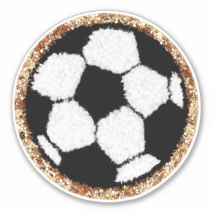 Pegatina Baloncesto de fútbol de Chenille