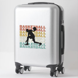 Pegatina Baloncesto estilo retro vintage