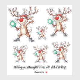 Pegatina Baloncesto 🎄 Feliz Navidad, texto personalizado