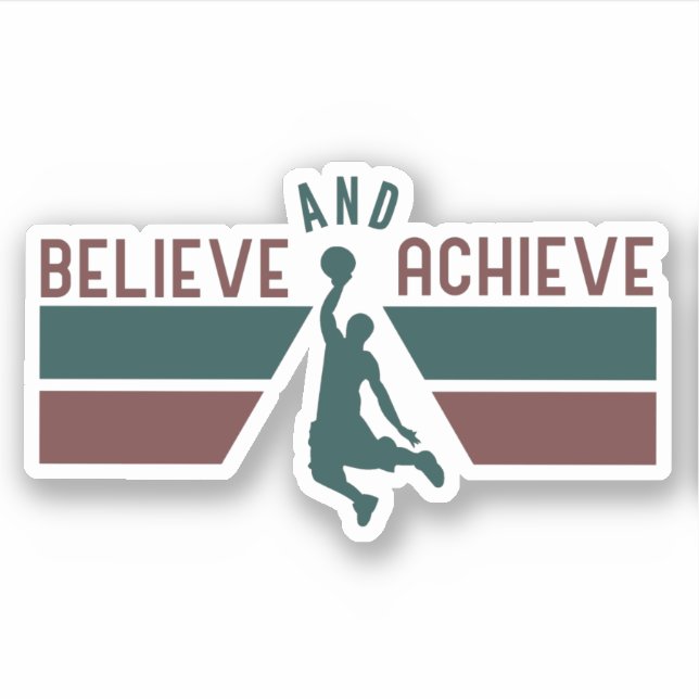 Pegatina Baloncesto Lover Jugador Ventilador de Baloncesto  (Anverso)