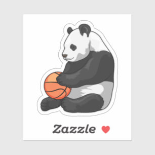 Pegatina Baloncesto Panda