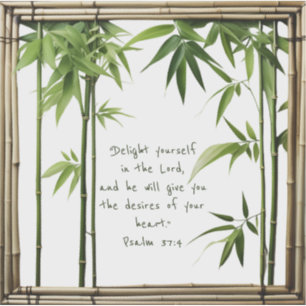 Pegatina Bamboo Verso de Bibe Personalizable Vinilo Cortado