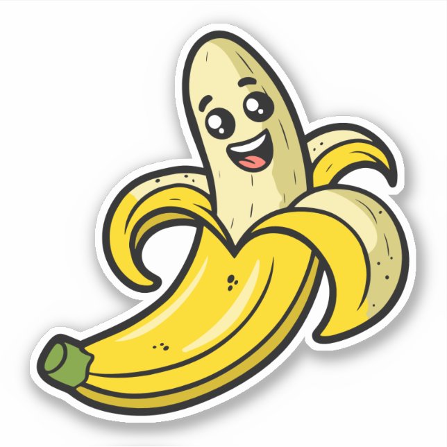 Pegatina Banana (Anverso)