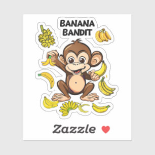 Pegatina Banana Bandit