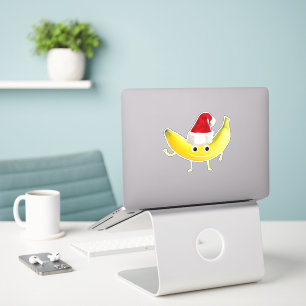 Pegatina Banana de Navidades divertidos