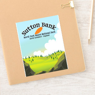 Pegatina banco Sutton Parque Nacional North York Moors