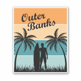 Pegatina bancos exteriores carolina del Norte