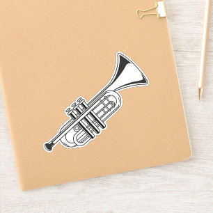 Pegatina Banda de marcha de la Escuela de Música Trumpet Pe