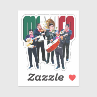 Pegatina Banda De México Y Mariachi