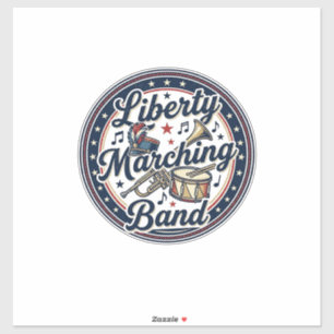 Pegatina Banda de Música de la Libertad Marcha Patriótica P