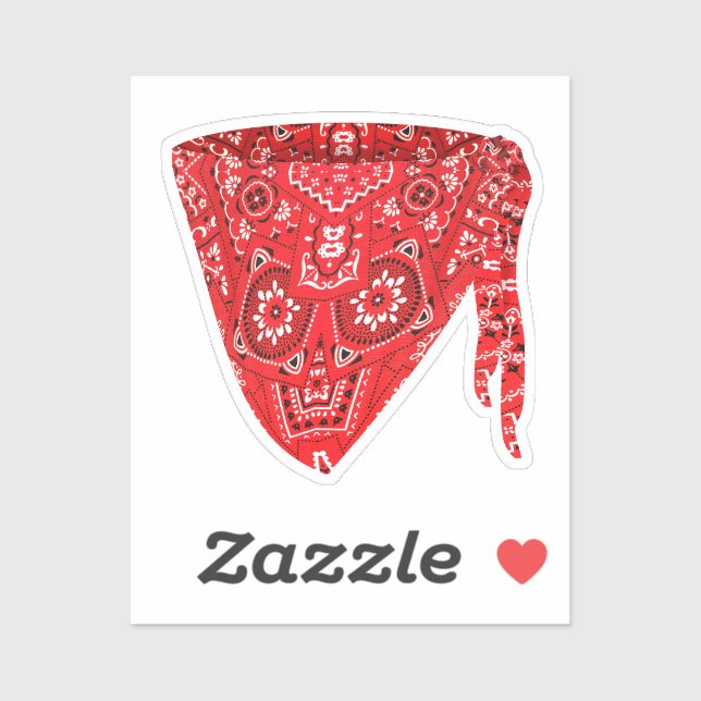 Pegatina Bandana Bandit Scarf (Hoja)