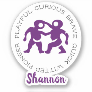 Pegatina Bandas de signos de estrella gemini zodiac