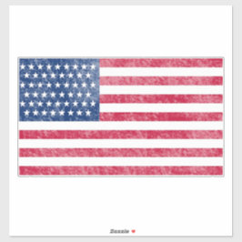 Pegatina bandera americana