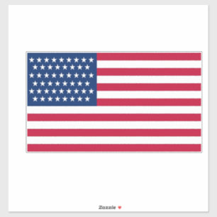 Pegatina bandera americana
