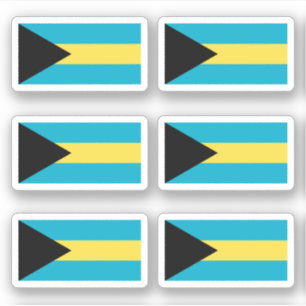 Pegatina Bandera bahameña