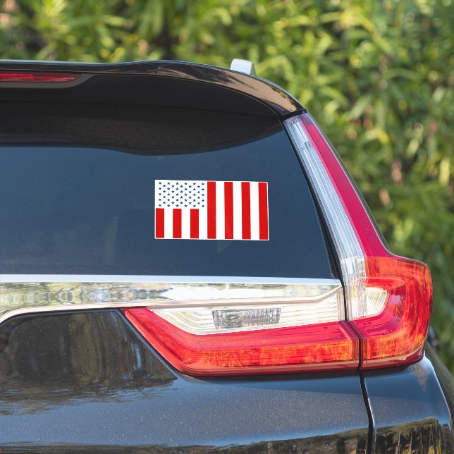 Pegatina Bandera civil de los Estados Unidos en tiempos de  (Lado del coche)
