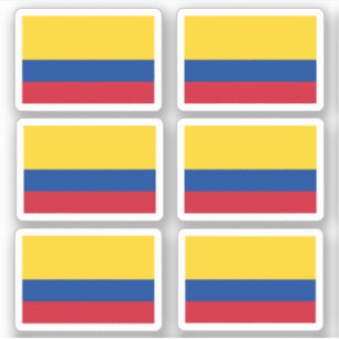 Pegatina Bandera colombiana