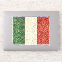 Bandera con patrimonio Art Deco | Italia | Calcoma